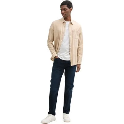 Tom Tailor Pantaloni 105980 Tapered Blue Black Denim 34 Tom Tailor Pantaloni 105980 Tapered Blue Black Denim 34