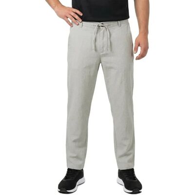 Selected Pantaloni Brody 172 Linen Slim Tapered Fit Iceberg Green / Mixed Oatmeal 2XL Selected Pantaloni Brody 172 Linen Slim Tapered Fit Iceberg Green / Mixed Oatmeal 2XL
