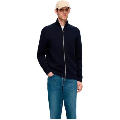 Selected Maglione Con Zip Completo Dane Sky Captain S Selected Maglione Con Zip Completo Dane Sky Captain S