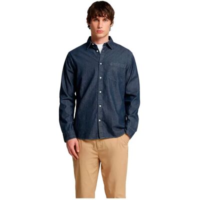 Selected Camicia A Maniche Lunghe Carlo Regular Fit Dark Blue Denim 2XL Selected Camicia A Maniche Lunghe Carlo Regular Fit Dark Blue Denim 2XL