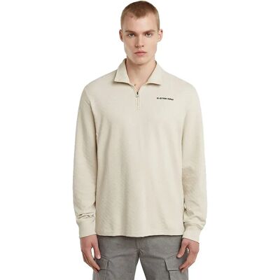 G-star Felpa Con Mezza Zip Checquard Tweeter Whitebait 2XL G-star Felpa Con Mezza Zip Checquard Tweeter Whitebait 2XL