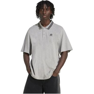 Adidas Originals Polo A Maniche Corte Adicolor Loose Medium Grey Heather / Black M Adidas Originals Polo A Maniche Corte Adicolor Loose Medium Grey Heather / Black M