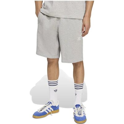 Adidas Originals Pantaloni Corti Essentials Trefoil Medium Grey Heather / White 2XL Adidas Originals Pantaloni Corti Essentials Trefoil Medium Grey Heather / White 2XL