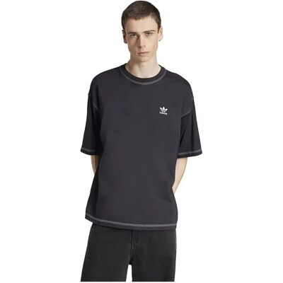 Adidas Originals Maglietta A Maniche Corte Trefoil Essentials Oversized Black S Adidas Originals Maglietta A Maniche Corte Trefoil Essentials Oversized Black S