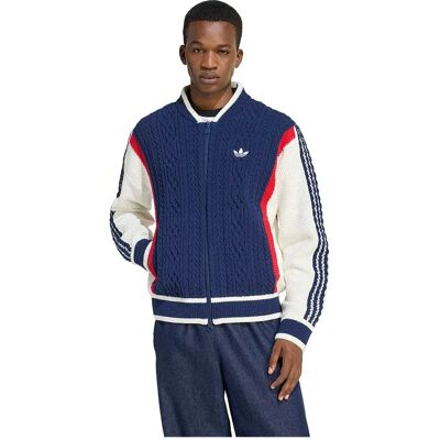Adidas Originals Cardigan Wicons Night Indigo / Off White / Better Scarlet XS Adidas Originals Cardigan Wicons Night Indigo / Off White / Better Scarlet XS