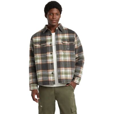 Guess Jeans Camicia Overshirt M5bh68 Washed Out Black Che 2XL Guess Jeans Camicia Overshirt M5bh68 Washed Out Black Che 2XL