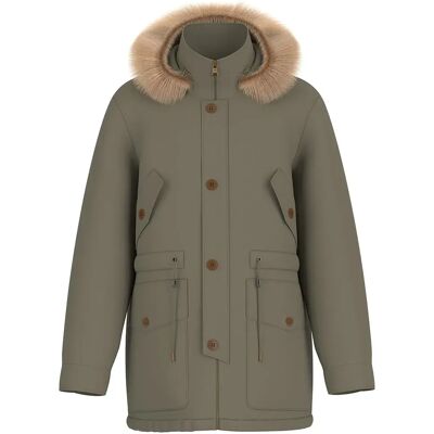 Guess Jeans Parka Nylon Olive Light Green Xl Guess Jeans Parka Nylon Olive Light Green Xl