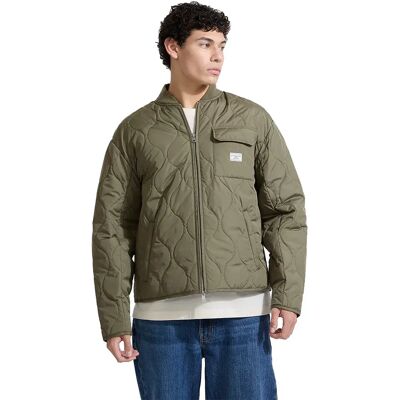 Guess Jeans Giacca Trapuntata Quilted Olive Light Green 2Xl Guess Jeans Giacca Trapuntata Quilted Olive Light Green 2Xl