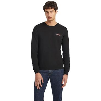 Guess Jeans Maglietta A Maniche Lunghe Slim American Tradition Jet Black A996 2XL Guess Jeans Maglietta A Maniche Lunghe Slim American Tradition Jet Black A996 2XL