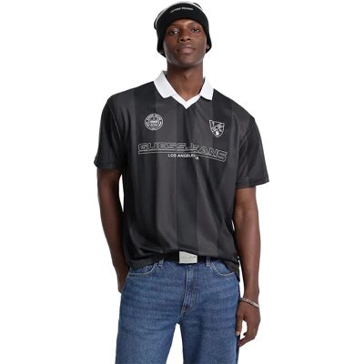 Guess Jeans Polo A Maniche Corte Soccer Jet Black A996 XL Guess Jeans Polo A Maniche Corte Soccer Jet Black A996 XL