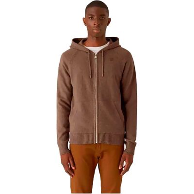 K-way Maglione Con Zip Completo Marcy Lambswool Brown 2XL K-way Maglione Con Zip Completo Marcy Lambswool Brown 2XL