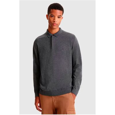 Woolrich Polo A Maniche Lunghe Lana Merino Grey S Woolrich Polo A Maniche Lunghe Lana Merino Grey S