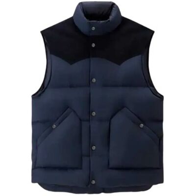 Woolrich Giubbotto Di Piume Western Blue 2XL Woolrich Giubbotto Di Piume Western Blue 2XL