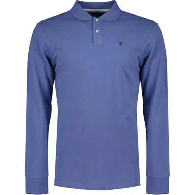 Hackett Polo A Maniche Lunghe Hm5500017 Slim Fit Eton Blue 2XL Hackett Polo A Maniche Lunghe Hm5500017 Slim Fit Eton Blue 2XL