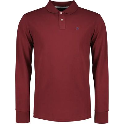 Hackett Polo A Maniche Lunghe Hm5500017 Slim Fit Burgundy Red 2XL Hackett Polo A Maniche Lunghe Hm5500017 Slim Fit Burgundy Red 2XL