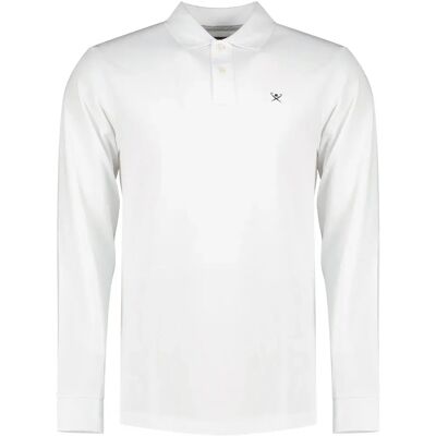 Hackett Polo A Maniche Lunghe Hm5500017 Slim Fit Optic White 2XL Hackett Polo A Maniche Lunghe Hm5500017 Slim Fit Optic White 2XL