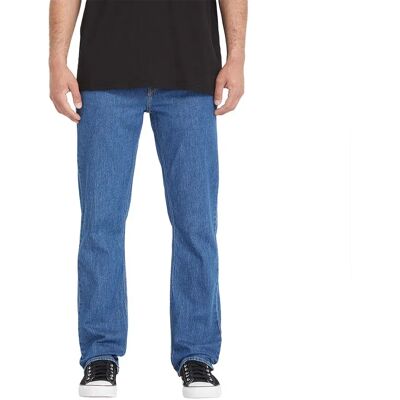 Volcom Jeans Solver Straight Fit Bold Blue 28 Volcom Jeans Solver Straight Fit Bold Blue 28