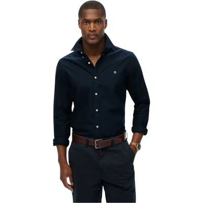 Superdry Camicia A Maniche Lunghe Classic Oxford Eclipse Navy S Superdry Camicia A Maniche Lunghe Classic Oxford Eclipse Navy S