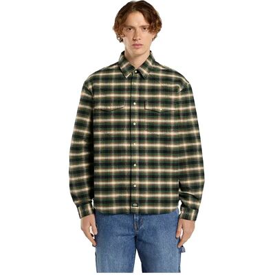 Dickies Camicia A Maniche Lunghe Johnsonville Pine Needle Green M Dickies Camicia A Maniche Lunghe Johnsonville Pine Needle Green M