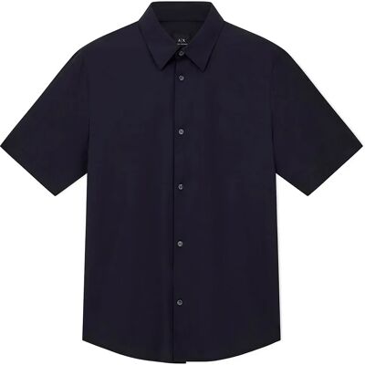 Armani Exchange Camicia A Maniche Corte Xm001566_af19193 Deep Navy M Armani Exchange Camicia A Maniche Corte Xm001566_af19193 Deep Navy M