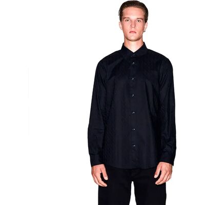 Armani Exchange Camicia A Maniche Lunghe Xm001587_af16631 Deep Navy 2XL Armani Exchange Camicia A Maniche Lunghe Xm001587_af16631 Deep Navy 2XL