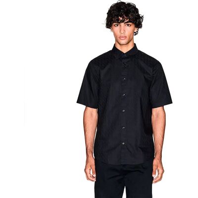 Armani Exchange Camicia A Maniche Corte Xm001935_af16631 Black XL Armani Exchange Camicia A Maniche Corte Xm001935_af16631 Black XL