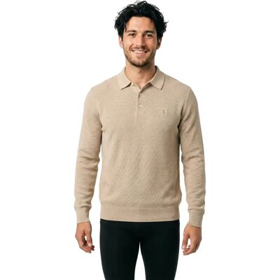 Polo Ralph Lauren Polo A Maniche Lunghe 785a87050 Ecru Tan Heather 2XL Polo Ralph Lauren Polo A Maniche Lunghe 785a87050 Ecru Tan Heather 2XL