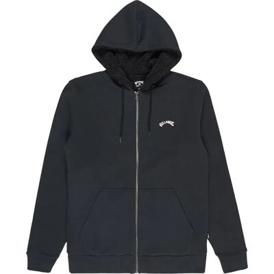 Billabong Felpa Con Zip Arch Sherpa Black M Billabong Felpa Con Zip Arch Sherpa Black M