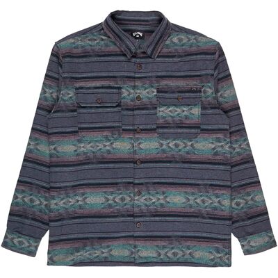 Billabong Camicia A Maniche Lunghe Offshore Jacquard Ombre Blue M Billabong Camicia A Maniche Lunghe Offshore Jacquard Ombre Blue M