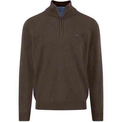 Fynch Hatton Maglione Con Mezza Zip 151215 Earth 2XL Fynch Hatton Maglione Con Mezza Zip 151215 Earth 2XL