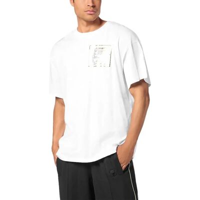 Philipp Plein Sport Maglietta A Maniche Corte Faec-mtk8362-ste001n White M Philipp Plein Sport Maglietta A Maniche Corte Faec-mtk8362-ste001n White M