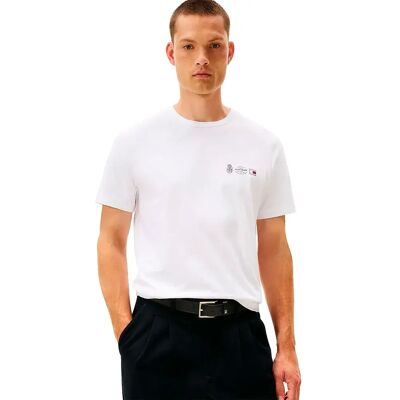 Tommy Hilfiger Maglietta A Maniche Corte Small Crest Outline White 2XL Tommy Hilfiger Maglietta A Maniche Corte Small Crest Outline White 2XL