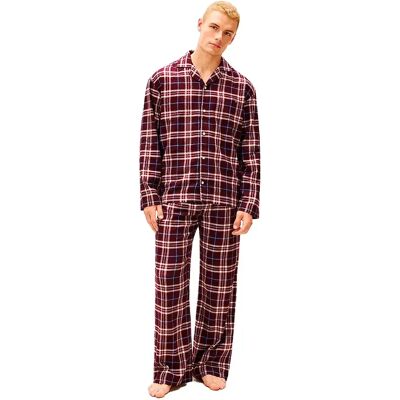 Tommy Hilfiger Pigiama A Maniche Lunghe Um0um03659 Burgundy XL Tommy Hilfiger Pigiama A Maniche Lunghe Um0um03659 Burgundy XL