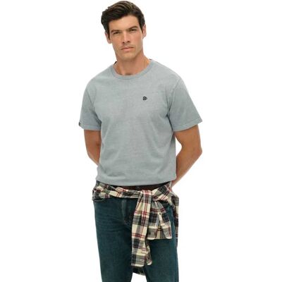 Superdry Maglietta A Maniche Corte Essentials Relaxed Fit Washed Denim 2XL Superdry Maglietta A Maniche Corte Essentials Relaxed Fit Washed Denim 2XL