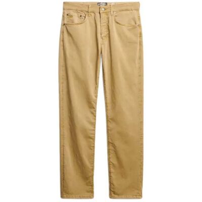 Superdry Pantaloni Merchant Sateen 5 Pocket American Beige 33 Superdry Pantaloni Merchant Sateen 5 Pocket American Beige 33