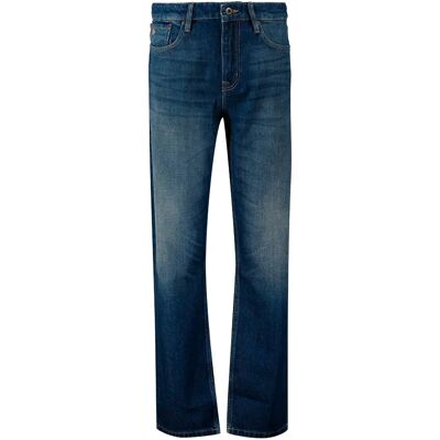Superdry Jeans Merchant Straight Fit Washed Indigo Vintage 34 Superdry Jeans Merchant Straight Fit Washed Indigo Vintage 34