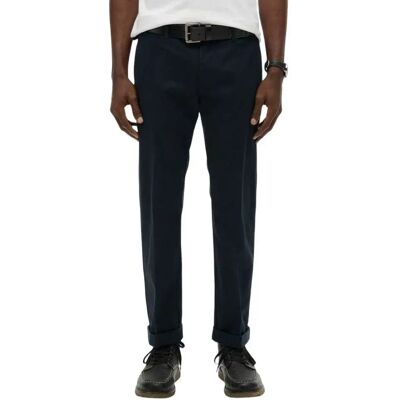 Superdry Pantaloni Chino Premium Regular Fit Eclipse Navy 33 Superdry Pantaloni Chino Premium Regular Fit Eclipse Navy 33