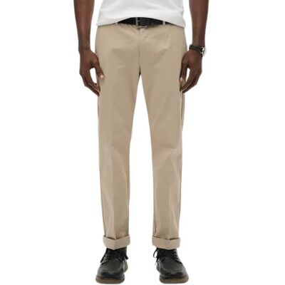 Superdry Pantaloni Chino Premium Regular Fit Sandstone Brown 33 Superdry Pantaloni Chino Premium Regular Fit Sandstone Brown 33