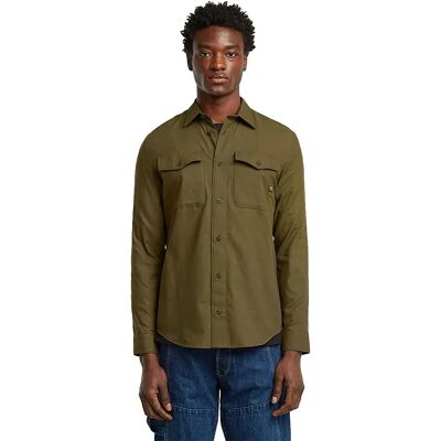 G-star Camicia A Maniche Lunghe Marine Slim Deep Brown / Dark Olive Oxford XL G-star Camicia A Maniche Lunghe Marine Slim Deep Brown / Dark Olive Oxford XL