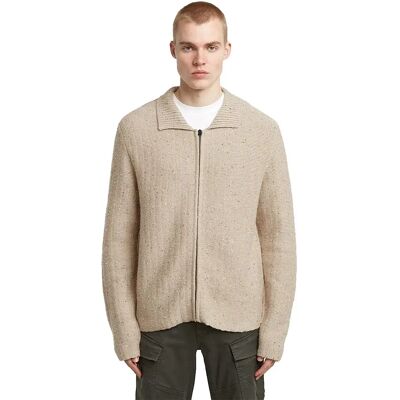 G-star Maglione Con Zip Completo Polo Collar Dark Brick M G-star Maglione Con Zip Completo Polo Collar Dark Brick M