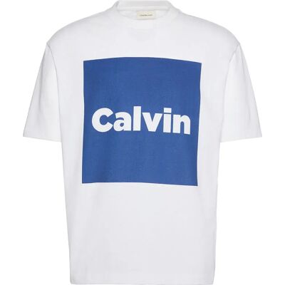 Calvin Klein Jeans Maglietta A Maniche Corte Lv0rd813g Brilliant White L Calvin Klein Jeans Maglietta A Maniche Corte Lv0rd813g Brilliant White L