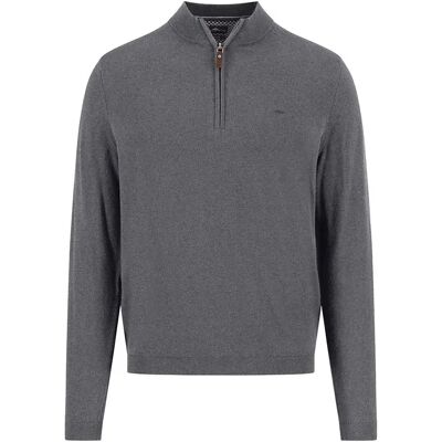 Fynch Hatton Maglione Con Mezza Zip 1509326 Steel L Fynch Hatton Maglione Con Mezza Zip 1509326 Steel L
