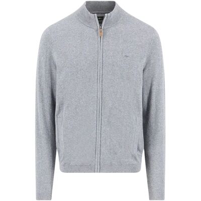 Fynch Hatton Maglione Con Zip Completo 1509327 Steel 2XL Fynch Hatton Maglione Con Zip Completo 1509327 Steel 2XL
