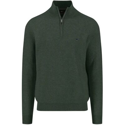Fynch Hatton Maglione Con Mezza Zip 151222 Dark Ivy 2XL Fynch Hatton Maglione Con Mezza Zip 151222 Dark Ivy 2XL