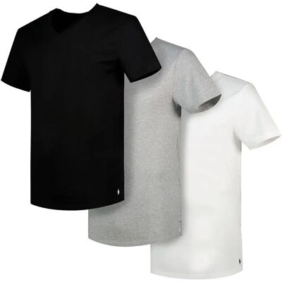 Polo Ralph Lauren Maglietta A Maniche Corte 71936903 3 Unità White / Grey / Black XL Polo Ralph Lauren Maglietta A Maniche Corte 71936903 3 Unità White / Grey / Black XL