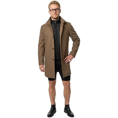 Selected Cappotto Rainar Fallen Rock / Melange 2XL Selected Cappotto Rainar Fallen Rock / Melange 2XL
