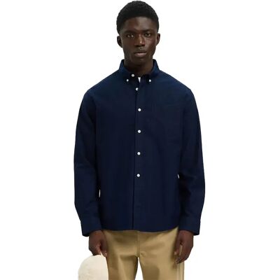 Selected Camicia A Maniche Lunghe Regrick Oxford Flex Sky Captain L Selected Camicia A Maniche Lunghe Regrick Oxford Flex Sky Captain L