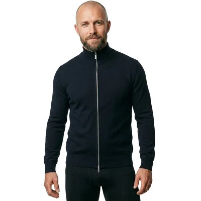Selected Maglione Con Zip Completo Teller Relaxed Fit Sky Captain M Selected Maglione Con Zip Completo Teller Relaxed Fit Sky Captain M