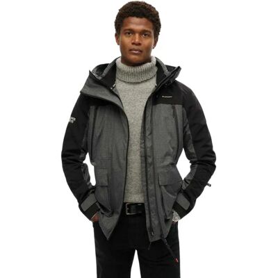 Superdry Cappotto Textured Ultimate Windbreaker Grey Marl L Superdry Cappotto Textured Ultimate Windbreaker Grey Marl L