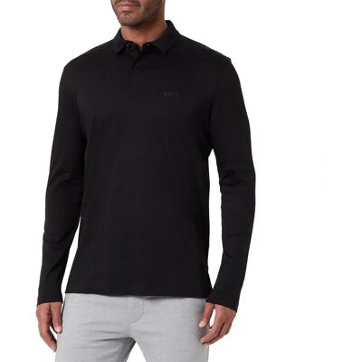 Boss Polo A Maniche Lunghe Pirol 10272555 Green Black 001 2XL Boss Polo A Maniche Lunghe Pirol 10272555 Green Black 001 2XL